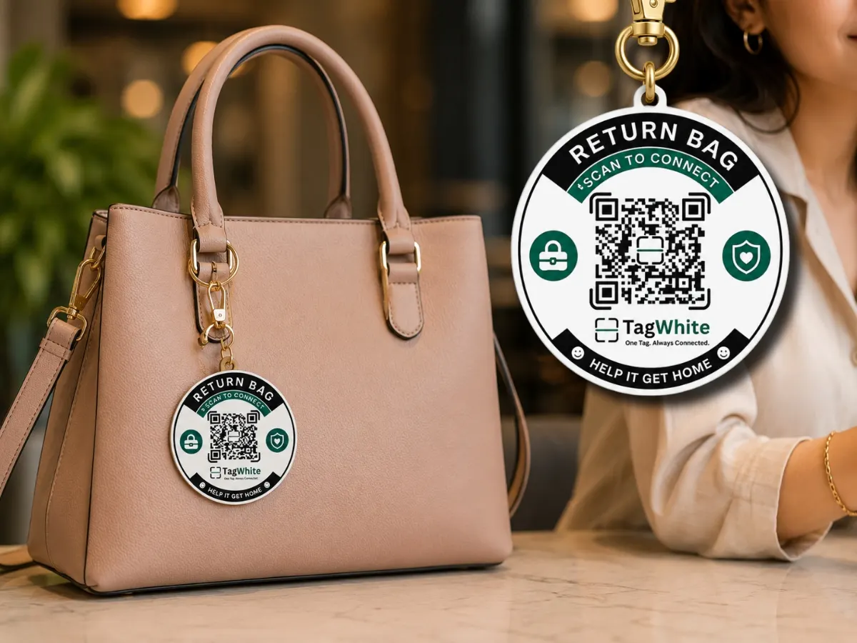 TagWhite Bag safety tag